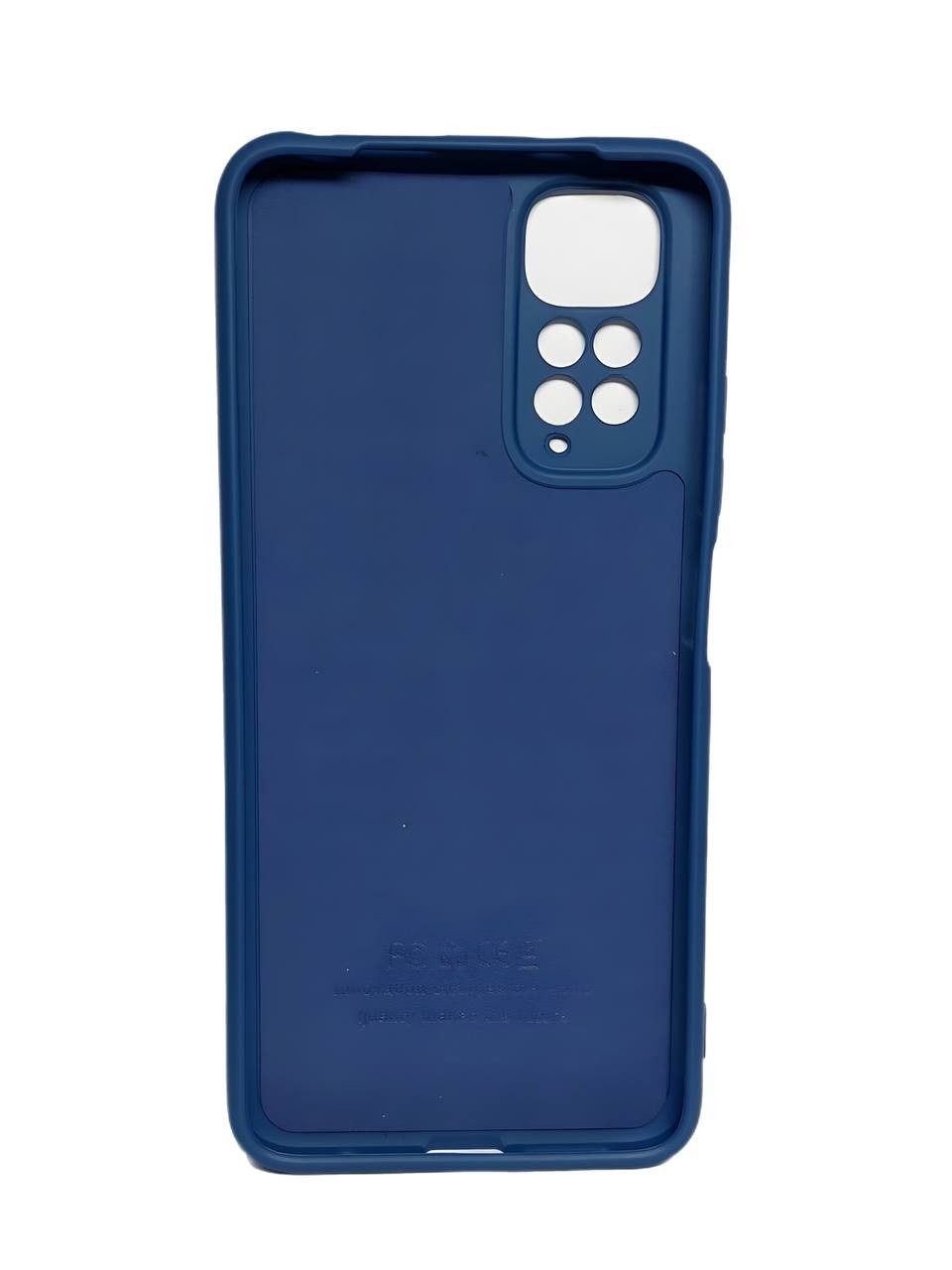 UA Silicone Case Full Protective для Xiaomi Note 11 4G/Note 11s (Dark blue)-1