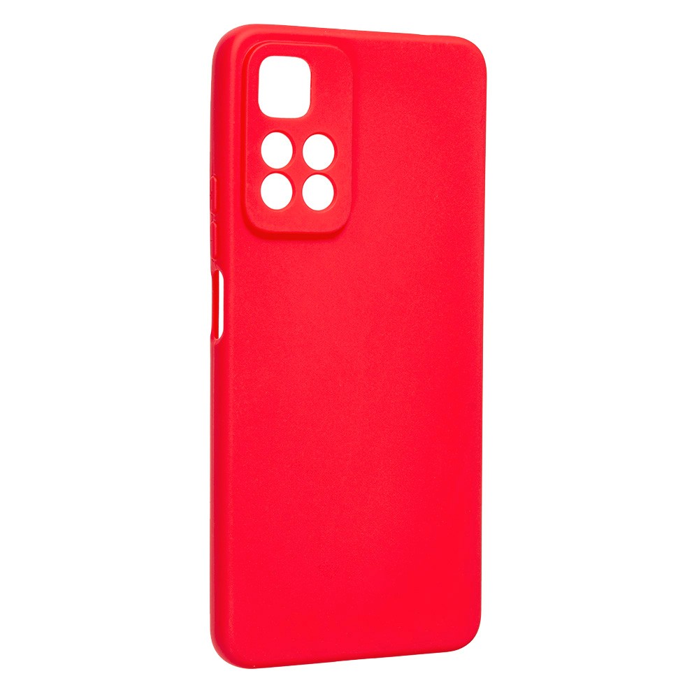 Накладка Silicone case SMTT для Xiaomi Note 11 Pro Plus  (Red)-0
