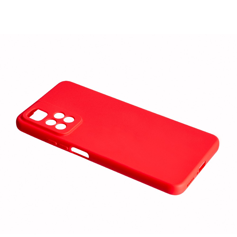 Накладка Silicone case SMTT для Xiaomi Note 11 Pro Plus  (Red)-1