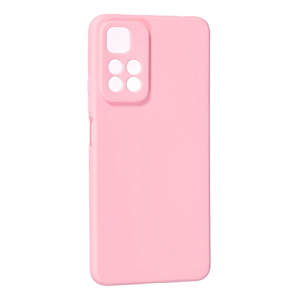 Накладка Silicone case SMTT для Xiaomi Note 11 Pro Plus  (Pink sand)-0