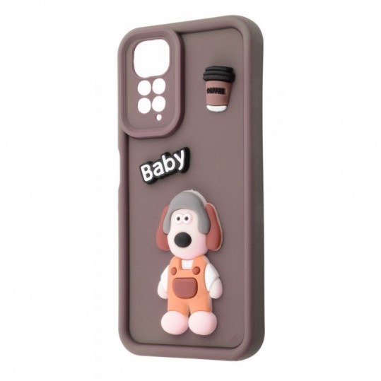 Чохол Pretty Toys для Xiaomi Redmi Note 11/ Redmi Note 11S  (Brown/Dog)-0