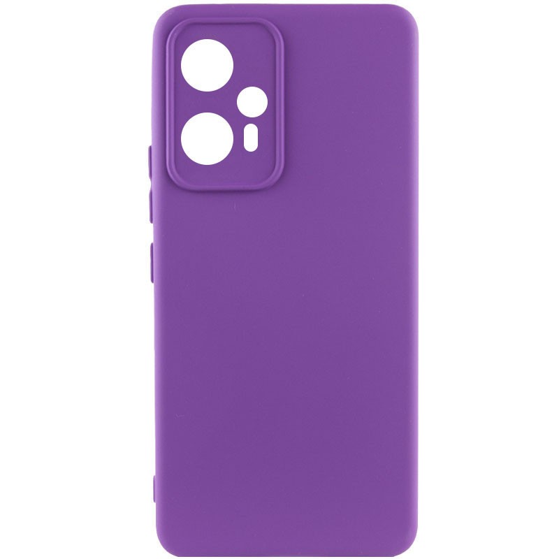 Silicone Case Full Protective No Logo для Xiaomi Poco X4 GT/Redmi Note 12T Pro / Redmi Note 11T Pro / Note 11T Pro Plus / K5 (Purple)-0