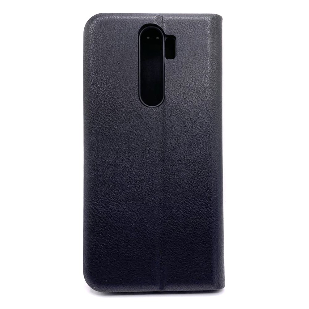 Книжка LEATHER для Xiaomi Redmi Note 8 Pro чорна-1