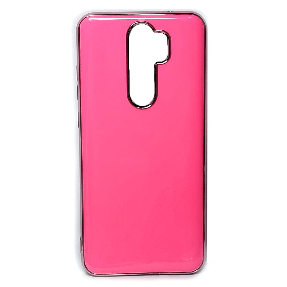 Накладка Brand Case no logo для Xiaomi Note 8 Pro рожевий неон-0