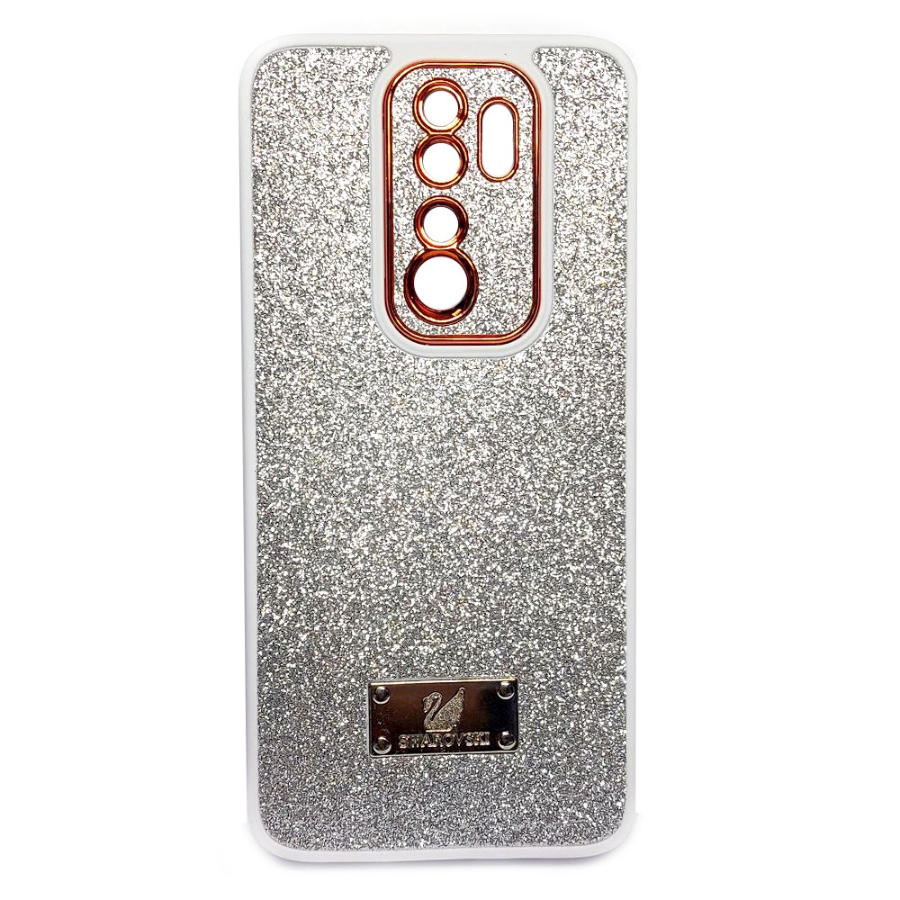 Накладка Sand Crystal SW для Xiaomi Redmi Note 8 Pro  (Silver)-0