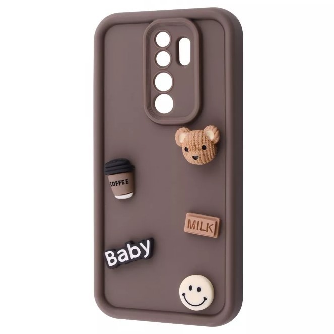 Чохол Pretty Toys для Xiaomi Note 8 Pro (Brown/bear)-0