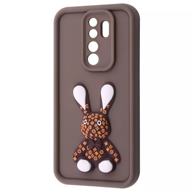 Чохол Pretty Toys для Xiaomi Redmi Note 8 Pro (Brown/rabbit)-0