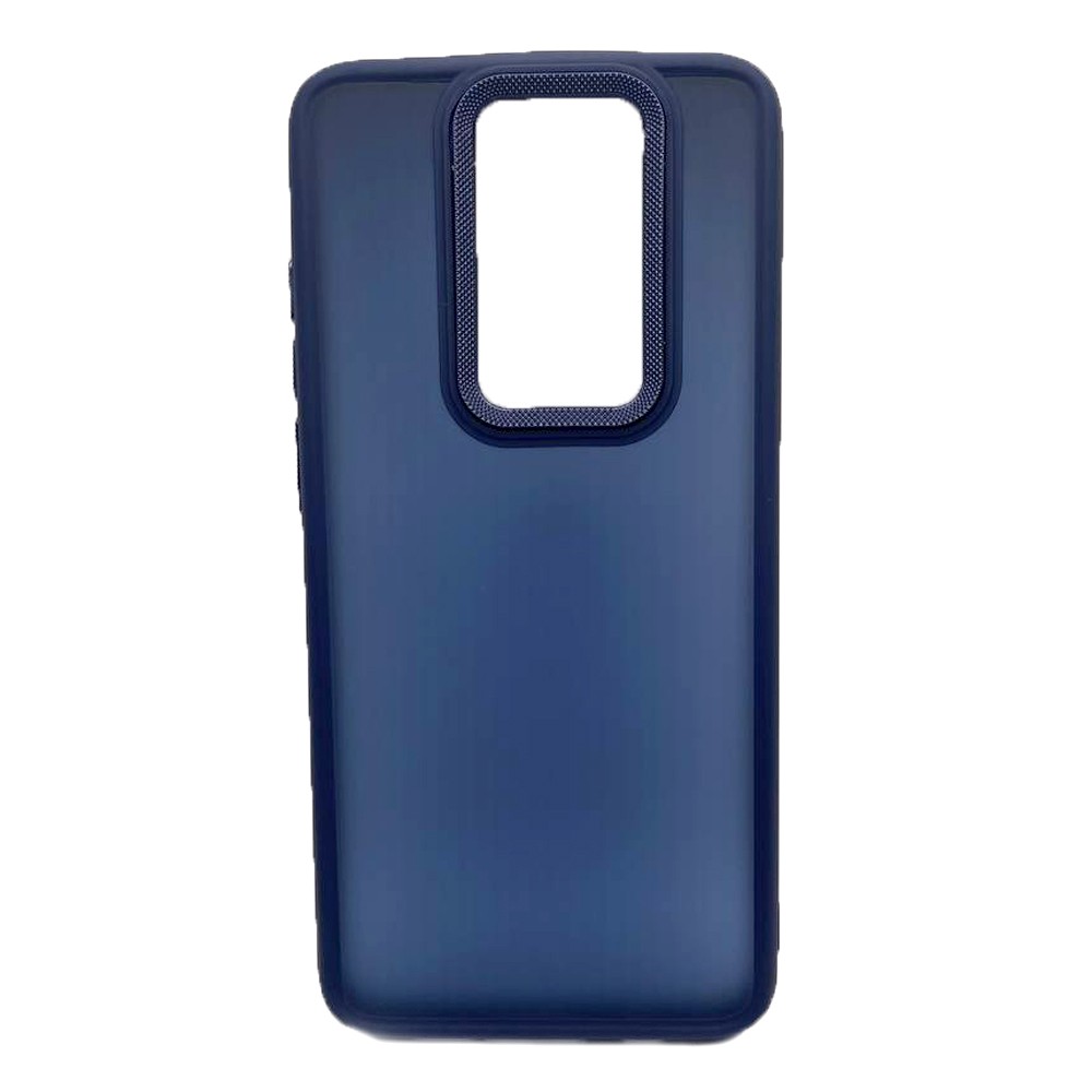 Чохол Matte Corrugated Camera для Xiaomi Note 8 Pro  (Blue)-0