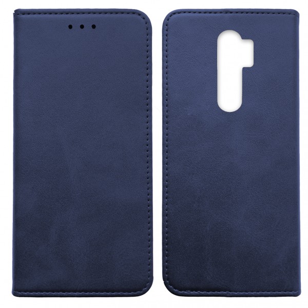 Книжка Black TPU Magnet для Xiaomi Redmi Note 8 Pro Синя-0