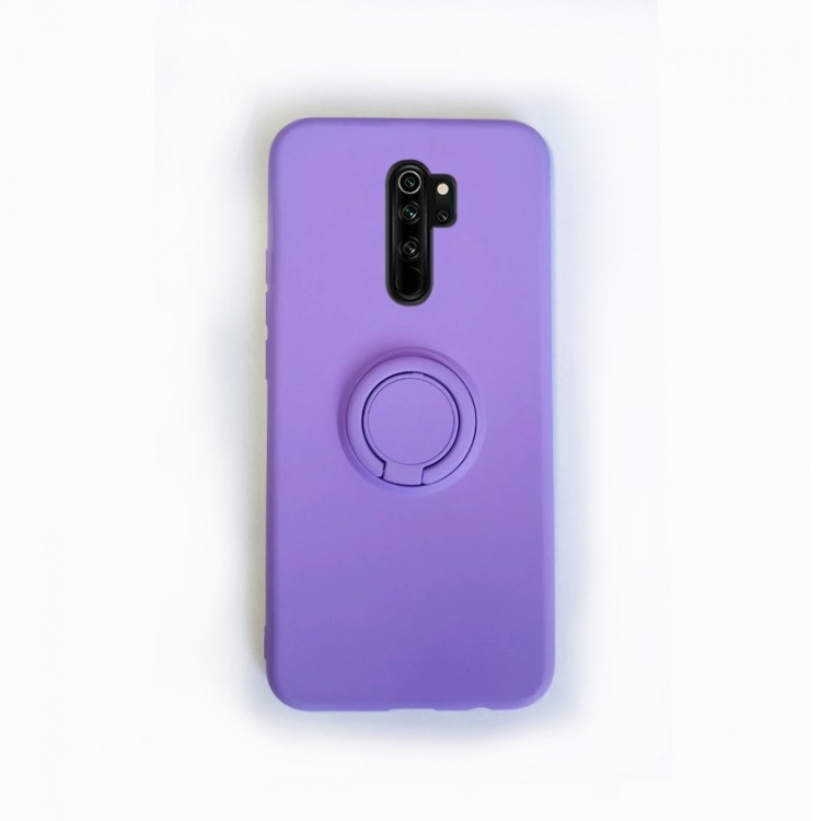 Накладка ColorRing з кільцем для Xiaomi Redmi Note 8 Pro  фіолетовий-0
