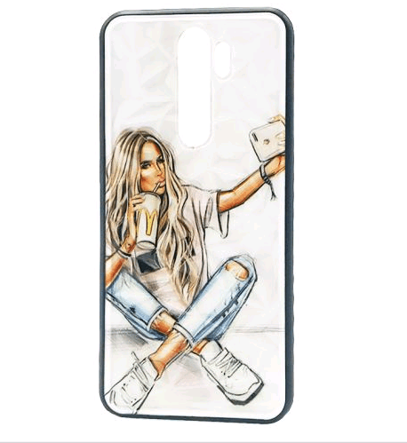 Накладка Ladies для Xiaomi Redmi Note 8 Pro "Selfie"-0