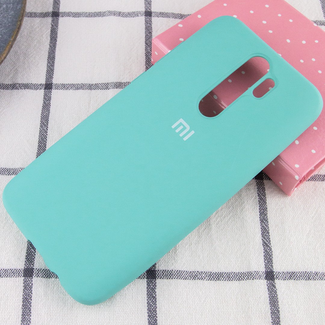 Silicone Cover Full Protective для Xiaomi Redmi Note 8 Pro (Ice Blue)-1