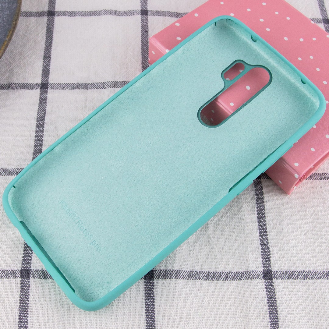 Silicone Cover Full Protective для Xiaomi Redmi Note 8 Pro (Ice Blue)-2