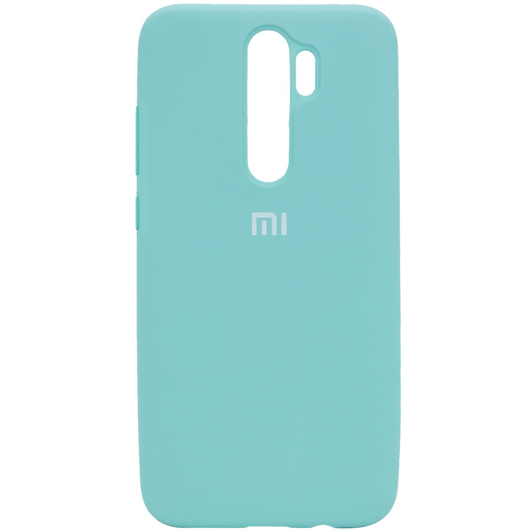 Silicone Cover Full Protective для Xiaomi Redmi Note 8 Pro (Ice Blue)-0