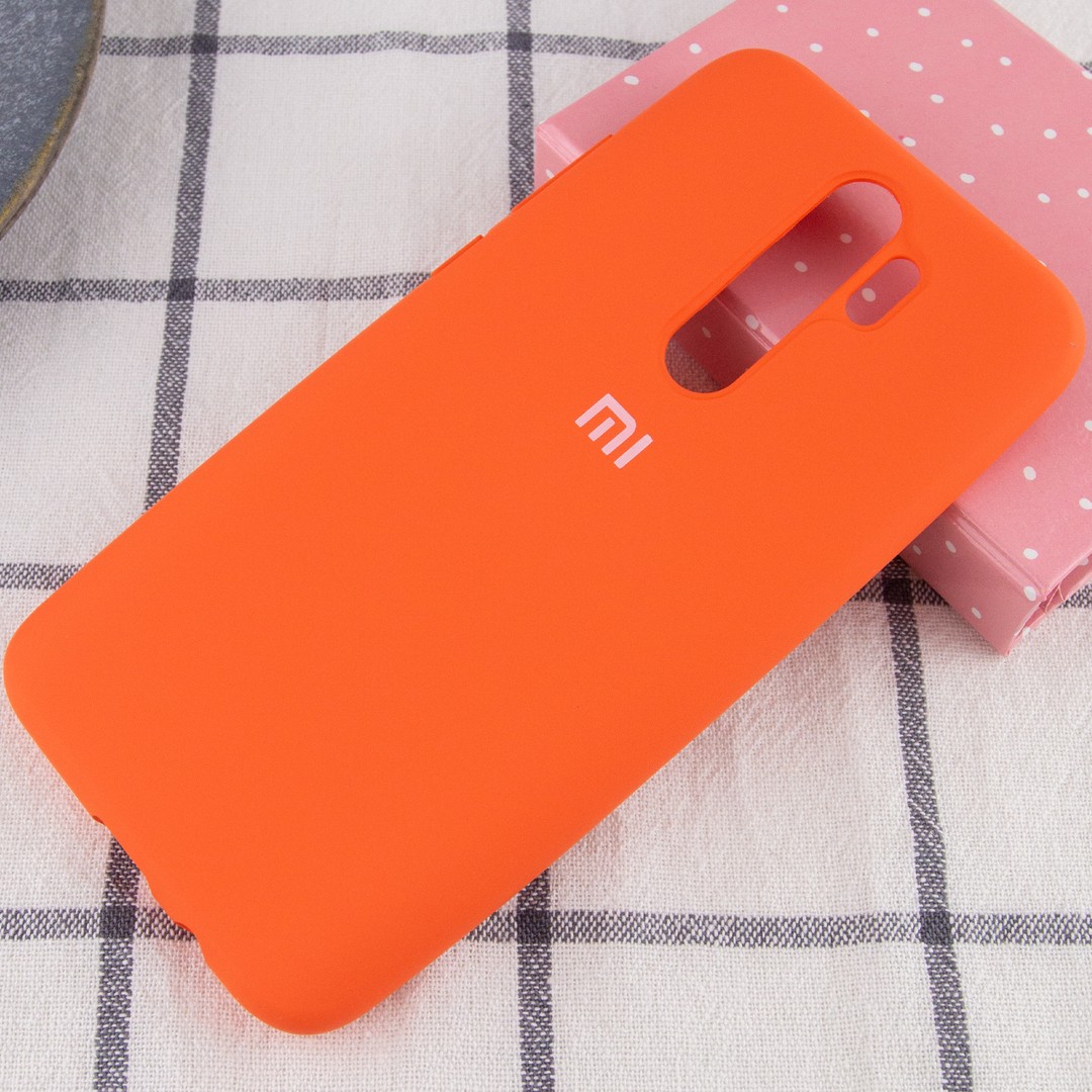 Silicone Cover Full Protective для Xiaomi Redmi Note 8 Pro Orange-1