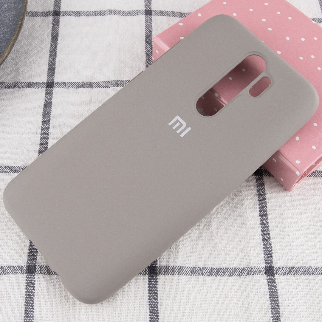 Silicone Cover Full Protective для Xiaomi Redmi Note 8 Pro Gray-1