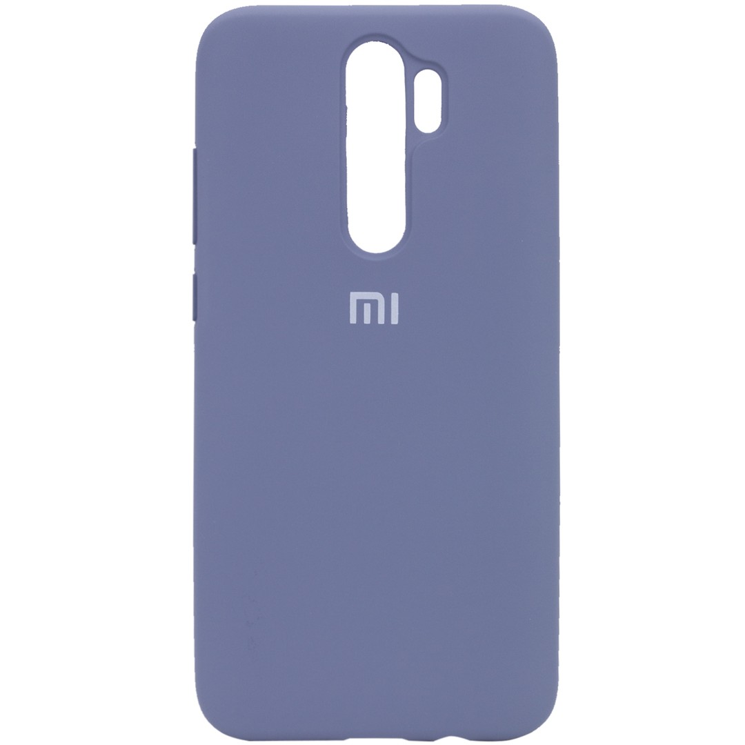 Silicone Cover Full Protective для Xiaomi Redmi Note 8 Pro Lavender Gray-0