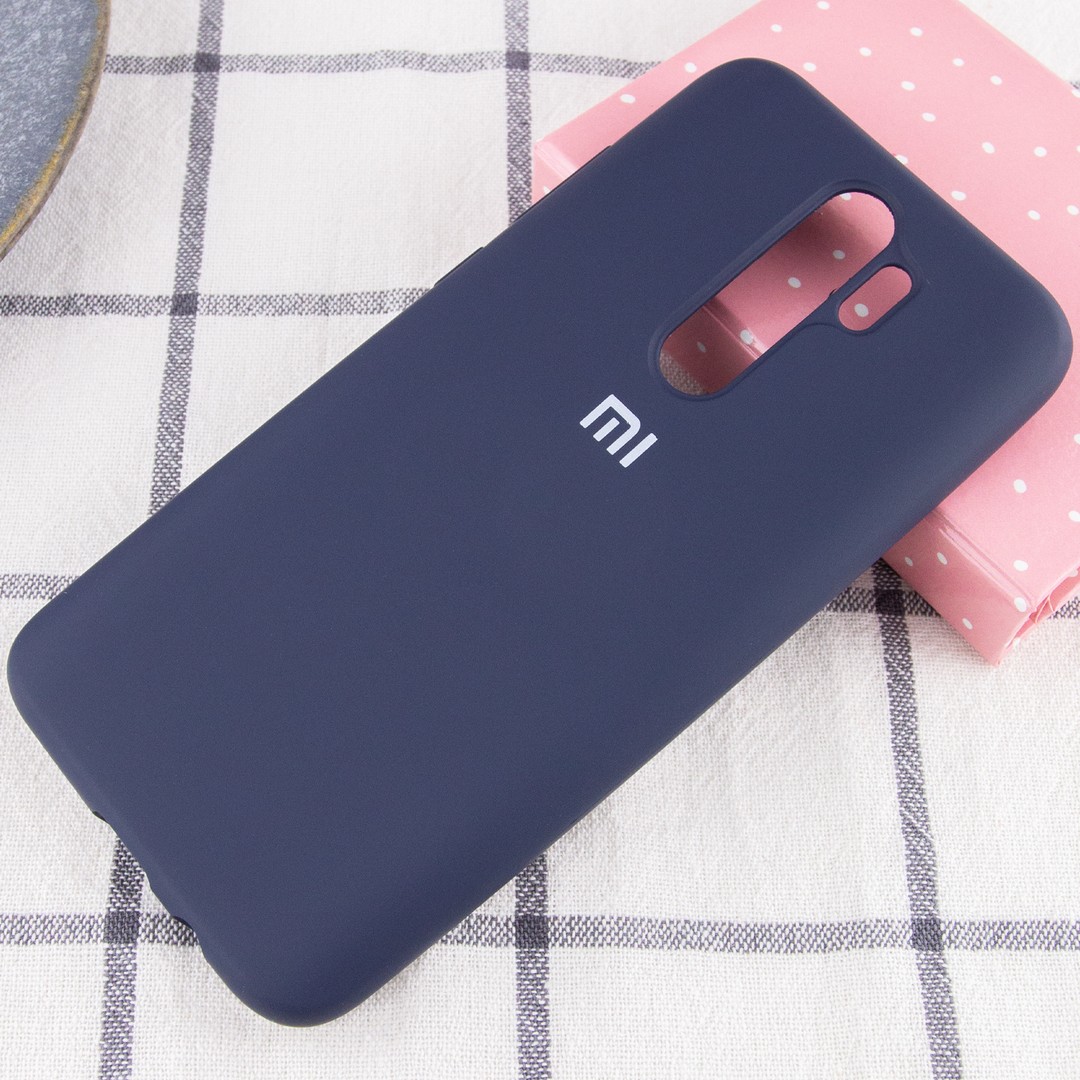 Silicone Cover Full Protective для Xiaomi Redmi Note 8 Pro Dark Blue-1