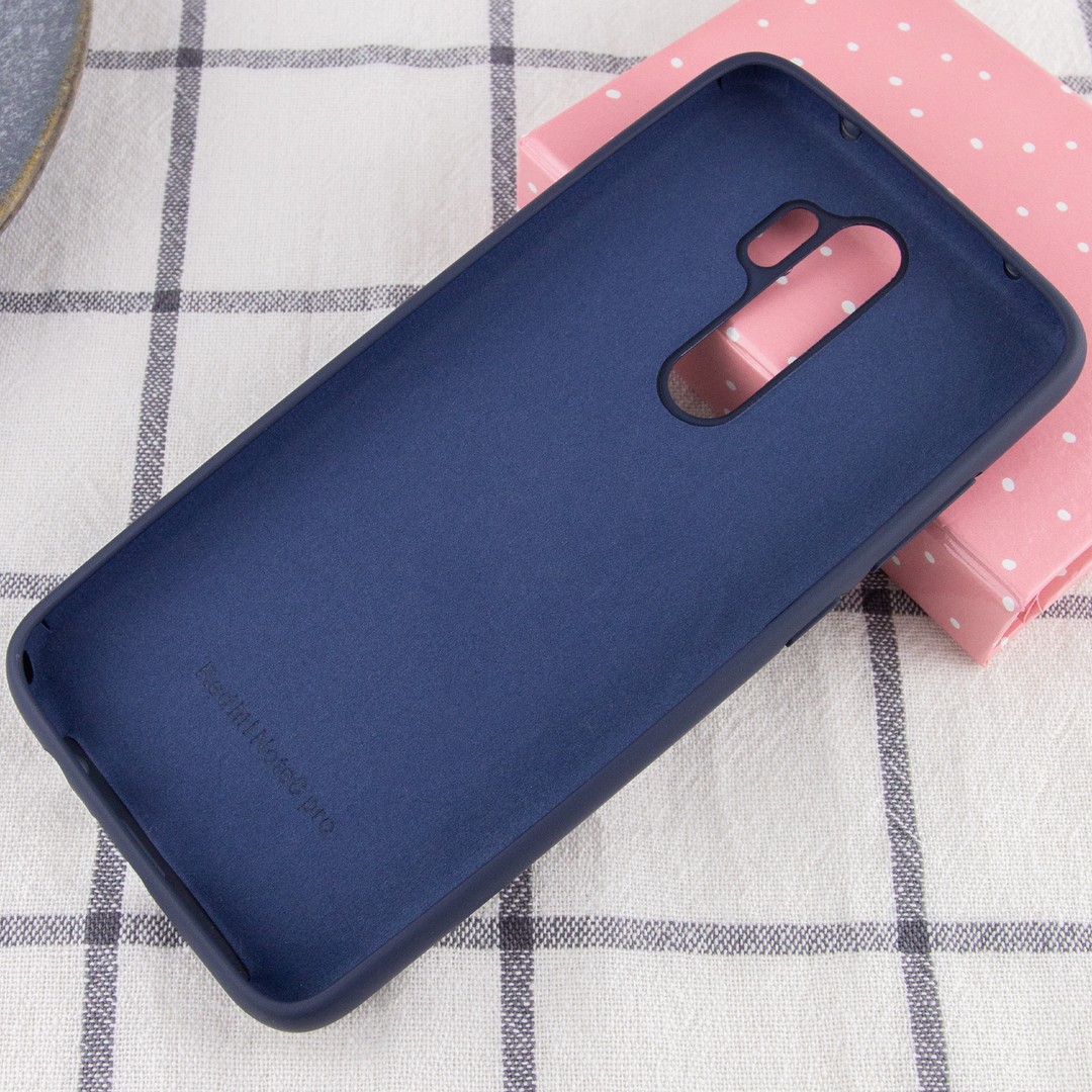 Silicone Cover Full Protective для Xiaomi Redmi Note 8 Pro Dark Blue-2