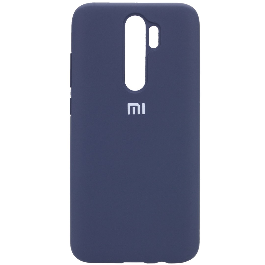 Silicone Cover Full Protective для Xiaomi Redmi Note 8 Pro Dark Blue-0
