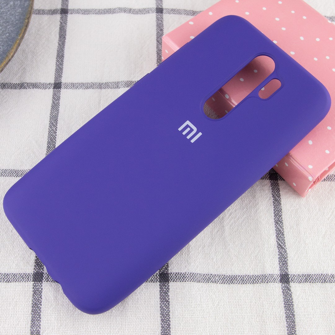 Silicone Cover Full Protective для Xiaomi Redmi Note 8 Pro Purple-1