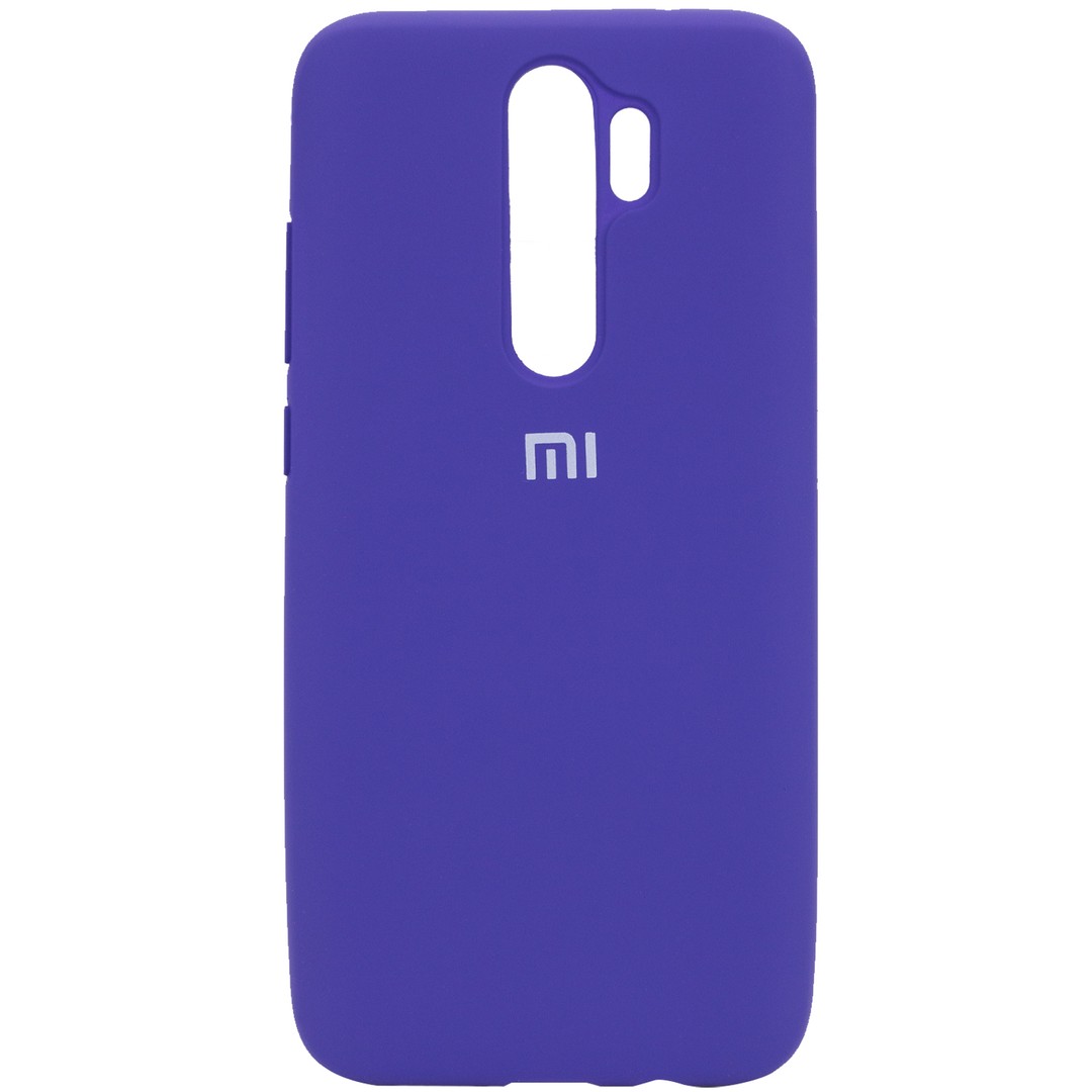 Silicone Cover Full Protective для Xiaomi Redmi Note 8 Pro Purple-0