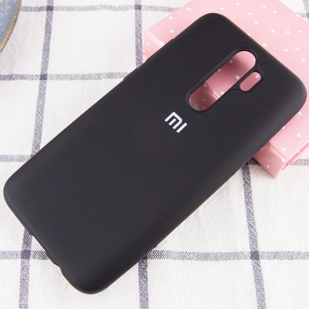 Silicone Cover Full Protective для Xiaomi Redmi Note 8 Pro Black-1