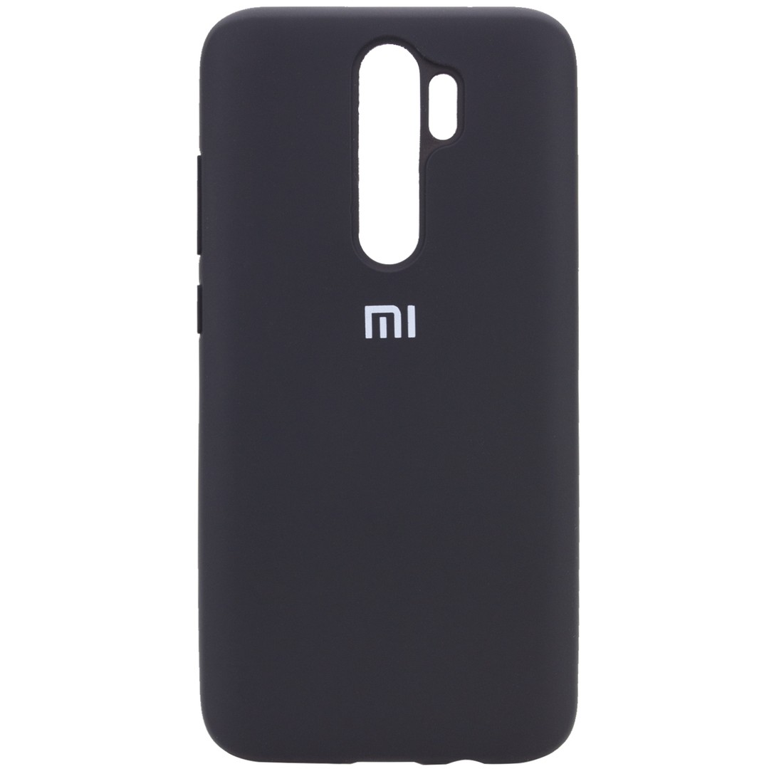 Silicone Cover Full Protective для Xiaomi Redmi Note 8 Pro Black-0