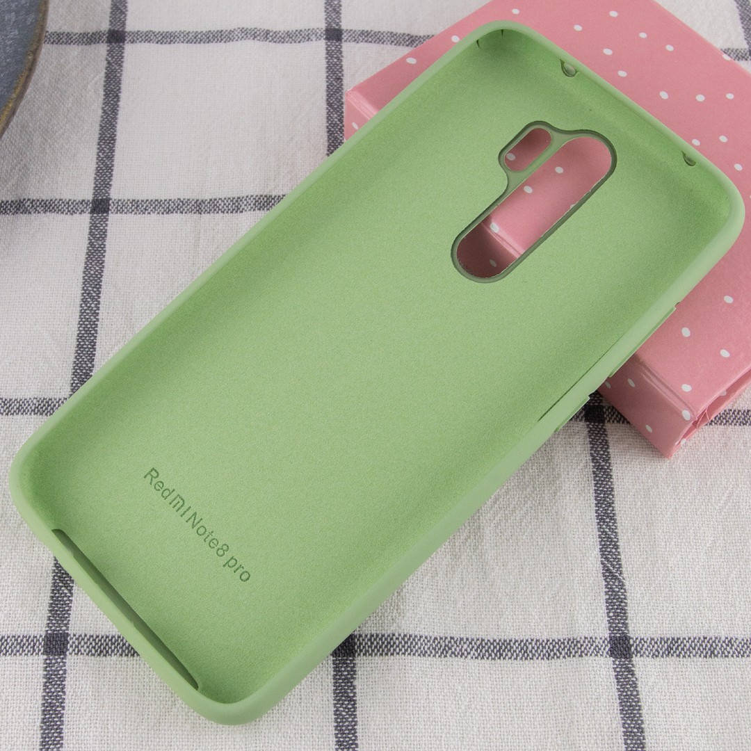 Silicone Cover Full Protective для Xiaomi Redmi Note 8 Pro Mint-2