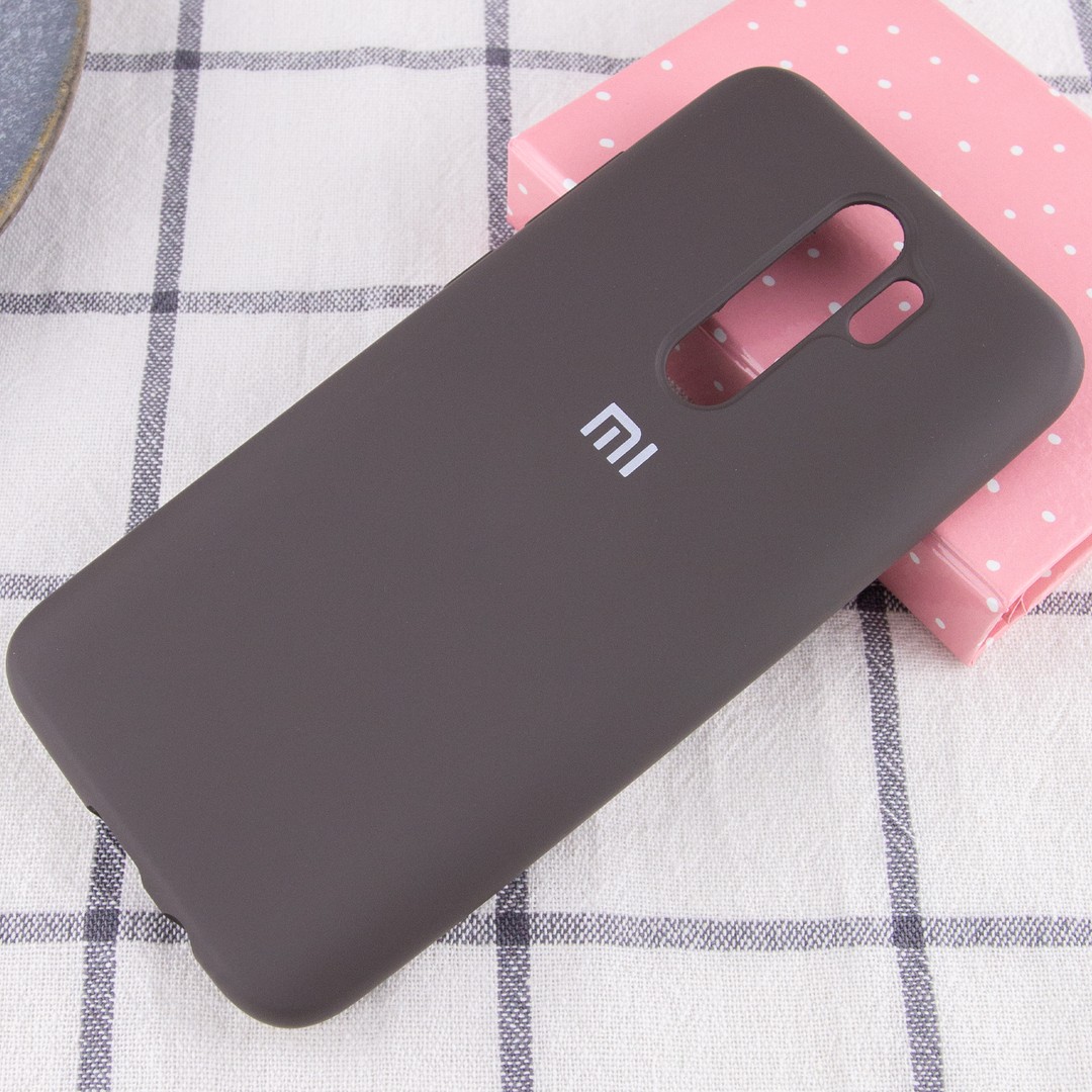 Silicone Cover Full Protective для Xiaomi Redmi Note 8 Pro Light Olive-1