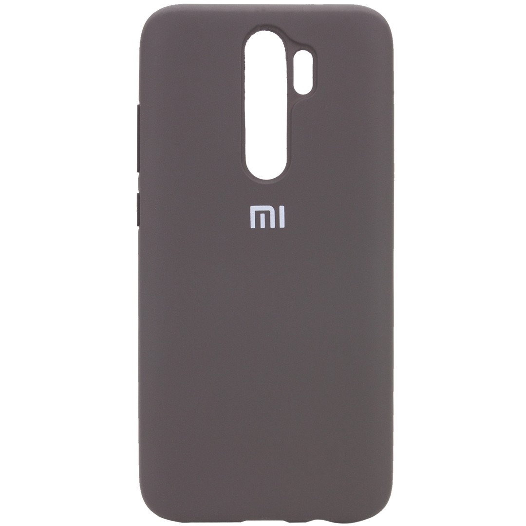 Silicone Cover Full Protective для Xiaomi Redmi Note 8 Pro Light Olive-0