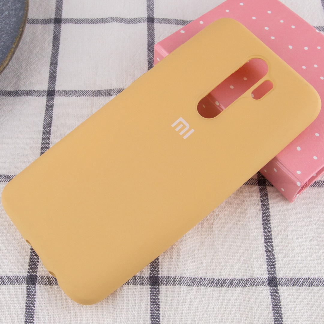 Silicone Cover Full Protective для Xiaomi Redmi Note 8 Pro Gold-1