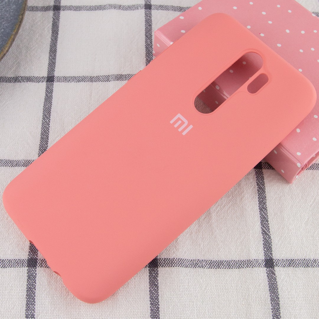 Silicone Cover Full Protective для Xiaomi Redmi Note 8 Pro Peach-1