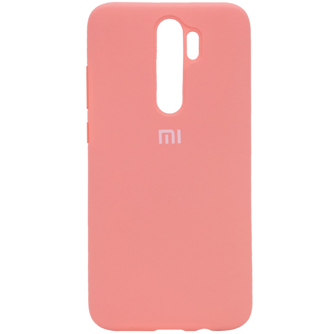 Silicone Cover Full Protective для Xiaomi Redmi Note 8 Pro Peach-0