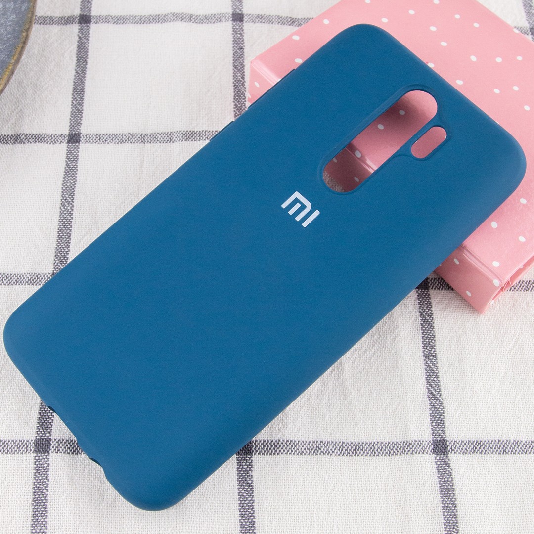 Silicone Cover Full Protective для Xiaomi Redmi Note 8 Pro Cobalt-1