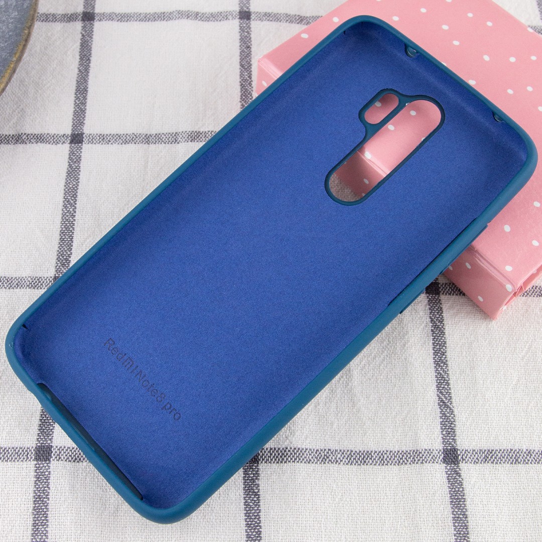 Silicone Cover Full Protective для Xiaomi Redmi Note 8 Pro Cobalt-2