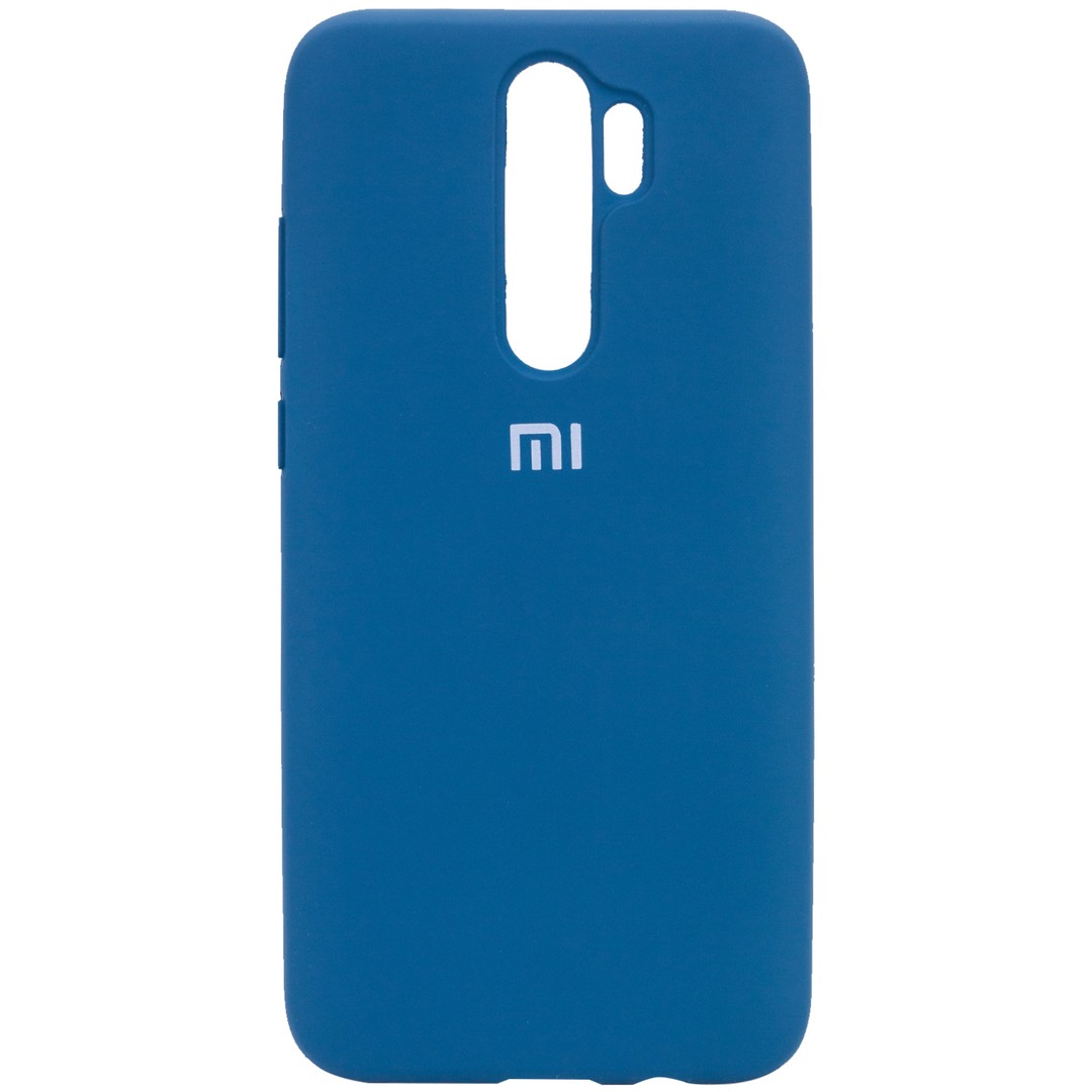 Silicone Cover Full Protective для Xiaomi Redmi Note 8 Pro Cobalt-0