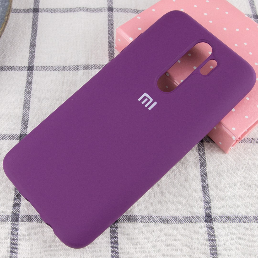 Silicone Cover Full Protective для Xiaomi Redmi Note 8 Pro Grape-1
