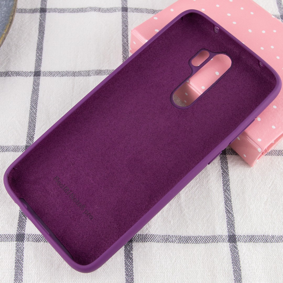 Silicone Cover Full Protective для Xiaomi Redmi Note 8 Pro Grape-2