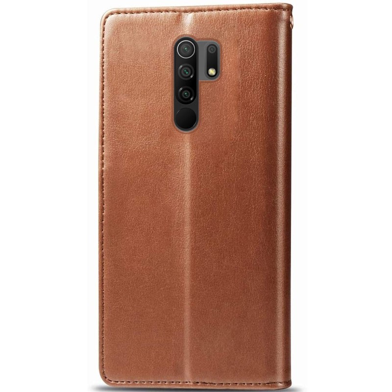 Книжка GETMAN Gallant для Xiaomi Redmi Note 8 Pro Коричнева-1