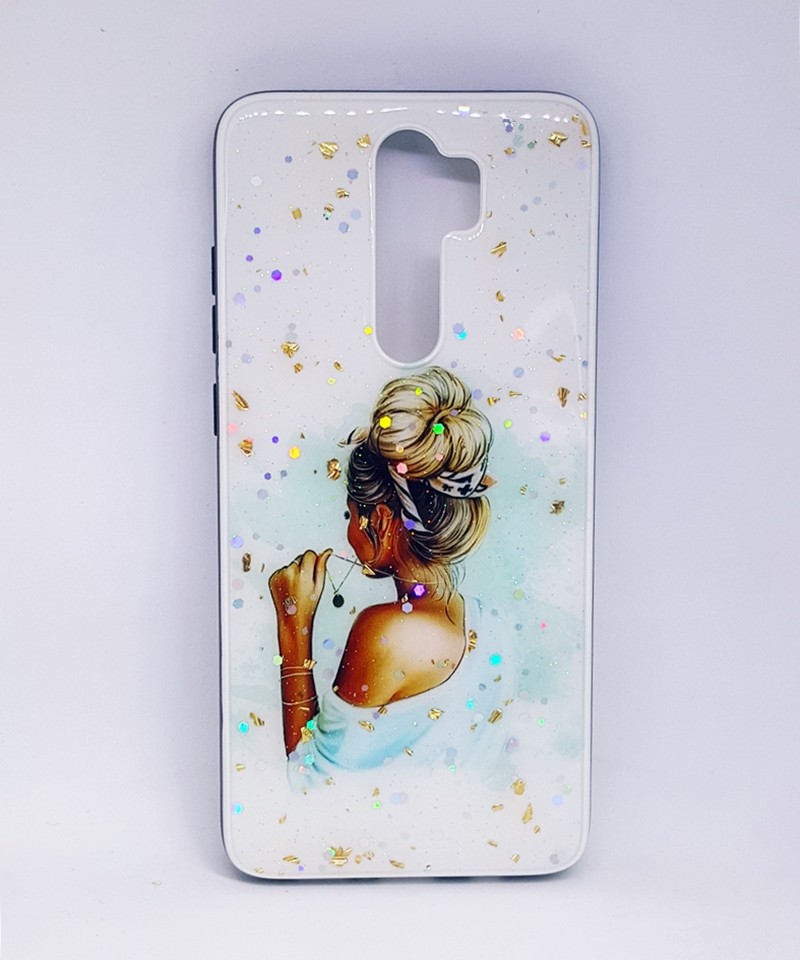 Накладка Mix Art для Xiaomi Redmi Note 8 Pro Дівчина з підвіскою-0