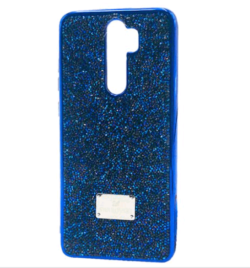 Накладка Grainy Diamonds для Xiaomi Redmi Note 8 Pro синя-0