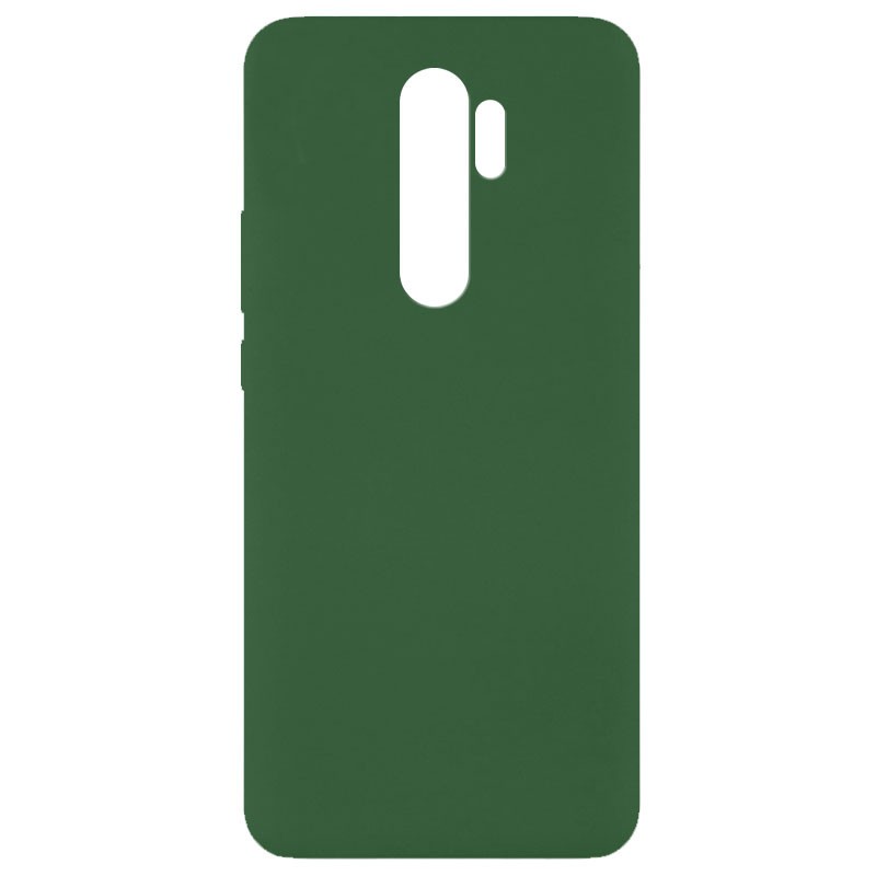 Silicone Cover Full without Logo (A) для Xiaomi Redmi Note 8 Pro (Dark Green)-0