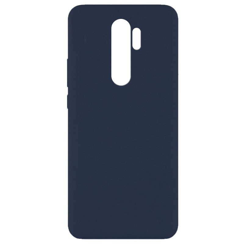 Silicone Cover Full without Logo (A) для Xiaomi Redmi Note 8 Pro (Midnight Blue)-0
