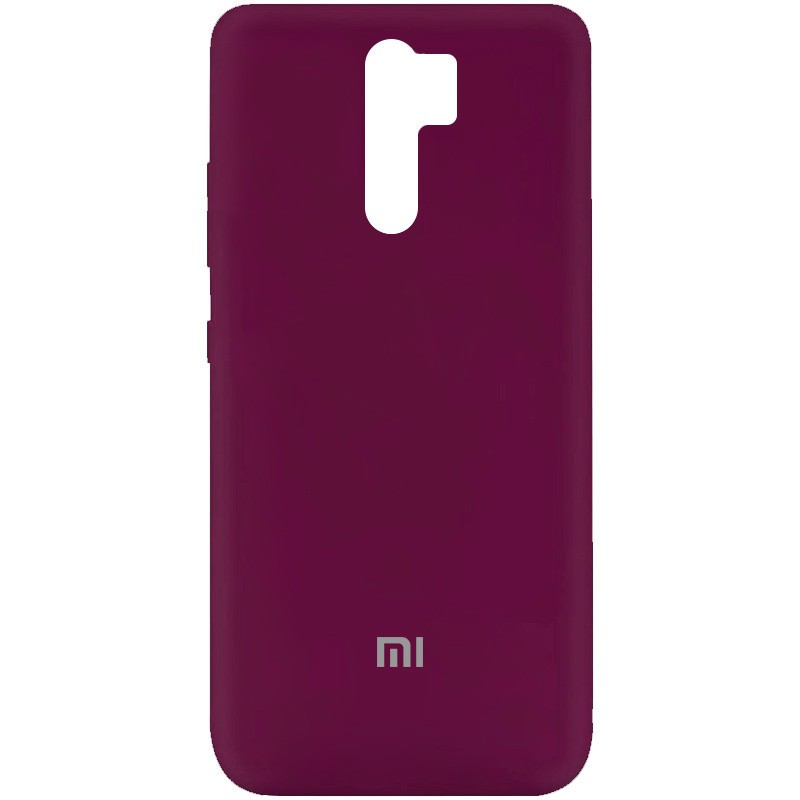 Silicone Cover My Color Full Protective (A) для Xiaomi Redmi Note 8 Pro (Marsala)-0
