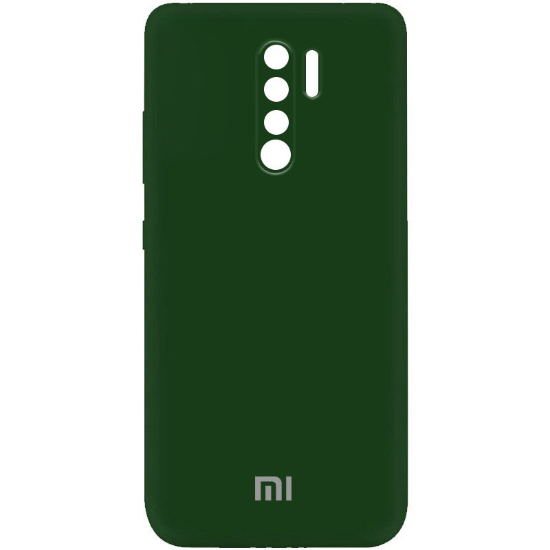 Silicone Cover My Color Full Camera (A) для Xiaomi Redmi Note 8 Pro (Dark Green)-0