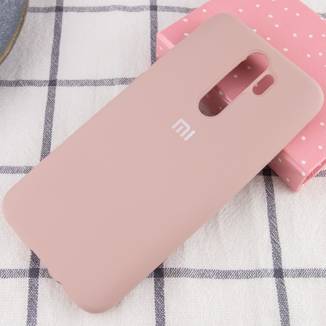 Silicone Cover Full Protective (AA) для Xiaomi Redmi Note 8 Pro (Pink Sand)-1