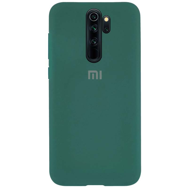 Silicone Cover Full Protective (AA) для Xiaomi Redmi Note 8 Pro (Pine Green)-0