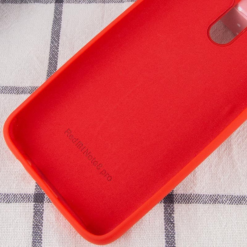Silicone Cover Full Protective (AA) для Xiaomi Redmi Note 8 Pro (Red)-2