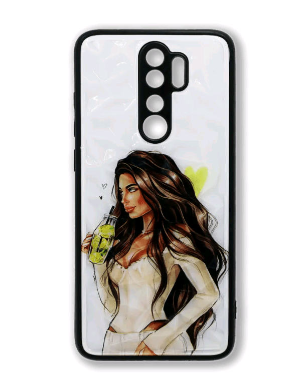 Накладка Prisma Ladies для Xiaomi Note 8 PRO  Дівчина з лимонадом-0